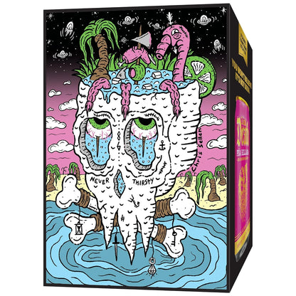 Liquid Death Soda-Flavored Sparkling Water - Piña Killada (Classic Piña Colada), Less Sugar*, Huge Flavor, No Caffeine, No Artificial Sweeteners, 12 Fl Oz (Pack of 12)